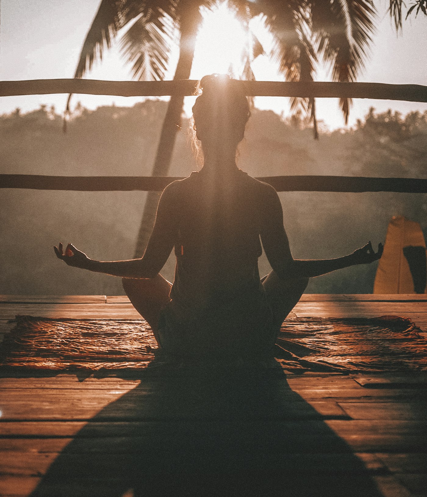 Quiet meditation deck when class booking calls go unanswered